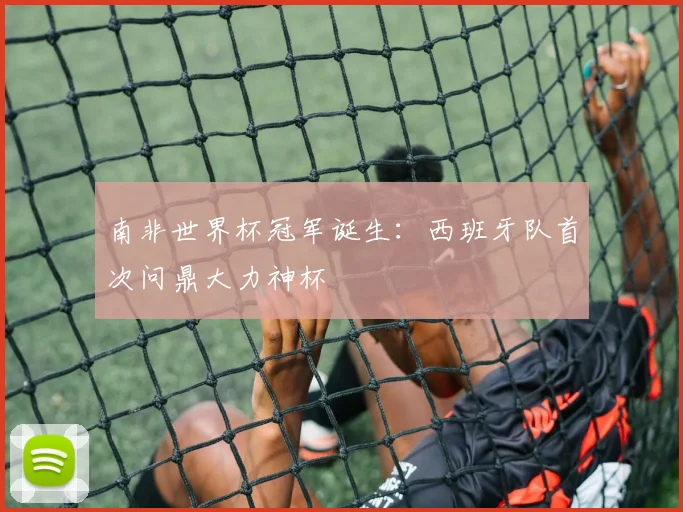 南非世界杯冠军诞生：西班牙队首次问鼎大力神杯